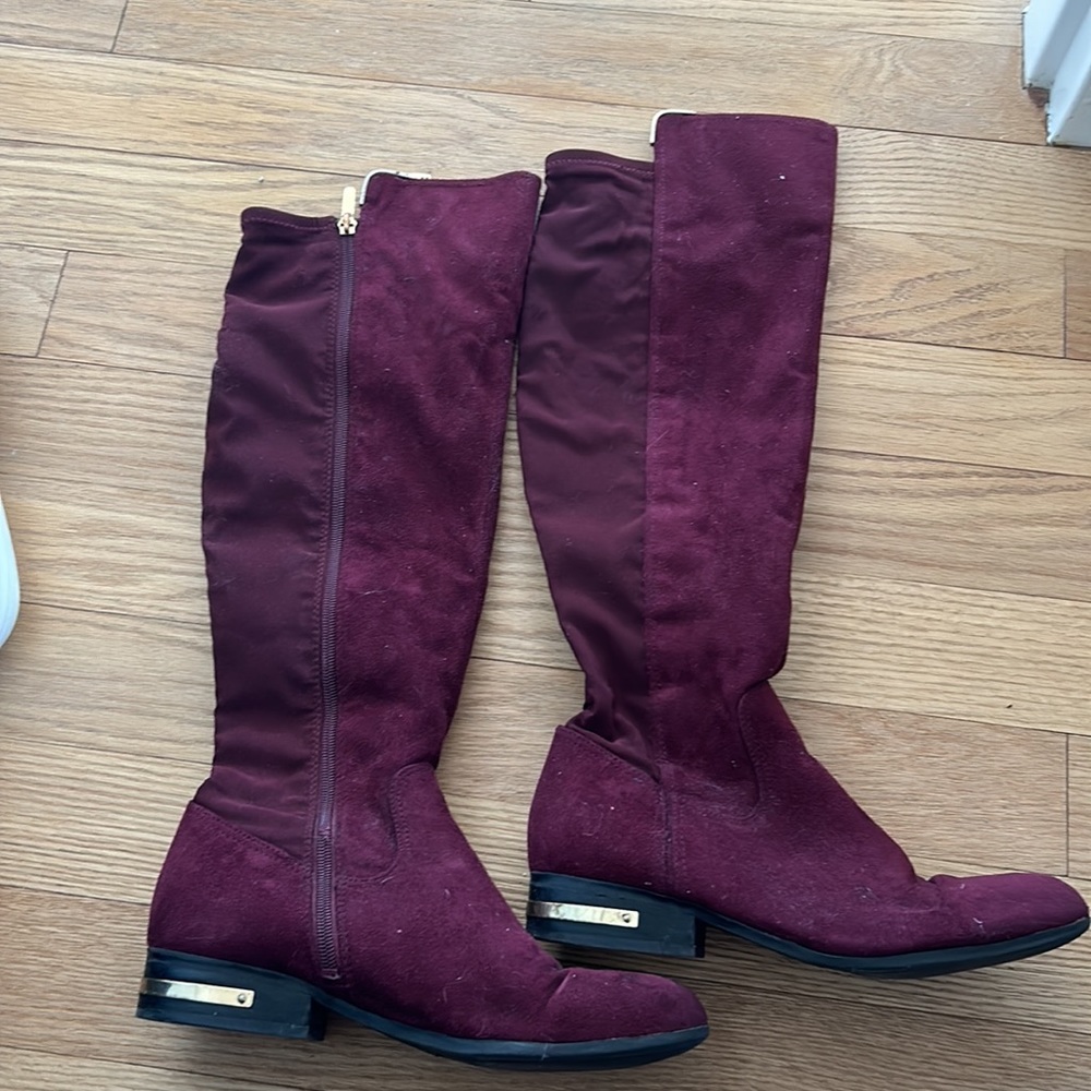 Marc Fisher Magenta Knee High Boots